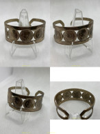 Delcampe - BRAZALETE DE PLATA COMPUESTO DE MONEDAS DE 50 CENTS - Otros & Sin Clasificación