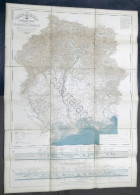 Delcampe - Carta Geografica Del Friuli Tra I Fiumi Livenza Ed Isonzo - Ed. 1878 - Otros & Sin Clasificación