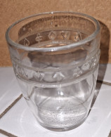 Delcampe - Ancien Verre Bistrot "Jeu De Cartes" - Vidrio & Cristal