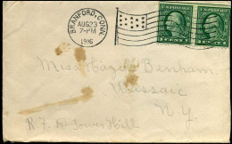 Delcampe - Cover From Branford, Connecticut To Wassaic, New York - Brieven En Documenten