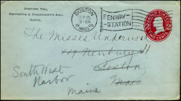 Delcampe - Cover From Boston, Massachusetts To South West Harbor, Maine - 1901-20