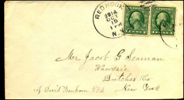 Delcampe - Cover From Redhook, New York To Wassaic, New York - Brieven En Documenten