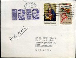 Delcampe - Cover From New York To Antwerp, Belgium - Covers & Documents