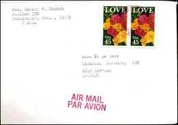 Delcampe - Cover From Stillwater, Oklahoma To Antwerp, Belgium - 3c. 1961-... Brieven