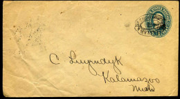 Delcampe - Cover To Kalamazoo, Michigan - ...-1900