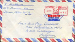 Delcampe - Cover From Akron, Ohio To Antwerp, Belgium - 3c. 1961-... Brieven