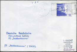Delcampe - Cover To Hyde, England - "FS Stubbenkammer / DAYL" - Lettres & Documents