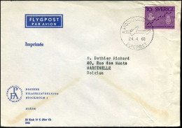 Delcampe - Cover From Stockholm To Marcinelle, Belgium - Briefe U. Dokumente