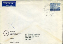 Delcampe - Cover From Stockholm To Marcinelle, Belgium - Briefe U. Dokumente