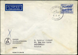 Delcampe - Cover From Stockholm To Marcinelle, Belgium - Briefe U. Dokumente