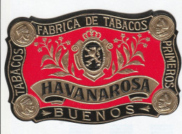 Delcampe - Etiquette    A-  106  Cigar Label   , Sigaren , Sigarenbanden  ,  Vitolas ,bauchbinden - Etiquettes