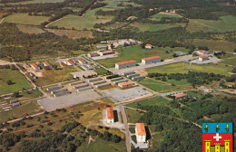 Delcampe - GAYLUS VUE GENERALE AERIENNE DU CAMP BATI CPSM 10X15 TBE - Caylus