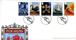 Delcampe - Groot-Brittannië - FDC - Pub Signs - 2001-2010 Decimal Issues