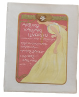 Delcampe - 17 Pubblicita' Livorno Arturo Vaccari Liquore Galliano Litografica 1903 - Autres & Non Classés