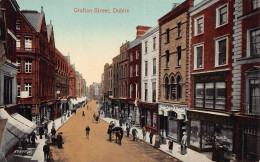 Delcampe - L386 Ireland Dublin Grafton St JF Keatinge & Sons Shop Horse Cariages Postcard - Sonstige & Ohne Zuordnung