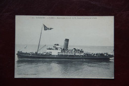 Delcampe - 44 - SAINT NAZAIRE : " L"ATHLETE ", Remorqueur De La C.G.T Faisant Le Service Dans La Rade - Saint Nazaire