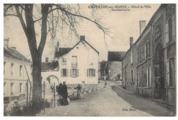 Delcampe - CHATILLON SUR MARNE Hôtel De Ville Gendarmerie - Châtillon-sur-Marne