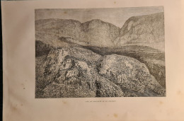 Delcampe - Gravure Hors Texte XIXème Grèce Vue Du Parnasse Et De Delphes - Sin Clasificación