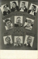 Delcampe - Olympiade Winterspiele St. Moritz 1948 Skikader Österreich Mit SST I-II - Olympische Spiele