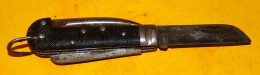 Delcampe - ARMEE ITALIENNE WWII COUTEAU PLIANT DE POCHE , FABRICATION ITALIENNE CORICAMA , BON  ETAT  VOIR PHOTOS . POUR TOUT RENSE - Armas Blancas