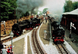 Delcampe - H5266 - TOP Zittau Bertsdorf Oybin Schmalspurbahn Eisenbahn Dampflock - Verlag Jacobi - Estaciones Con Trenes
