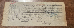 Delcampe - Lettre De Change 19e Siècle - Letras De Cambio