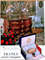 Delcampe - Publicité Papier  BRIQUET SILVER MATCH Décembre 1961 RED - Publicidad