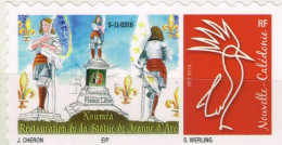 Delcampe - Nouvelle Caledonie New Caledonia Timbre Personnalise A Moi PRIVE Cheron Statue Jeanne D'arc Cathedrale Religion NEUF - Nuevos