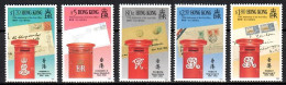 Delcampe - Hong Kong 1991 Mi 621-625 MNH (ZS9 HNK621-625) - Poste