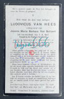 Delcampe - VAN HEES Ludovicus °ANTWERPEN 1871 +EKEREN-DONK 1934 - VAN BALLAERT - Esquela
