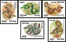 Delcampe - Collection Of Vietnam Viet Nam MNH Perf, Imperf And Specimen Stamps 2025 : Vietnamese Venomous Snake / Snakes (Ms1215) - Vietnam