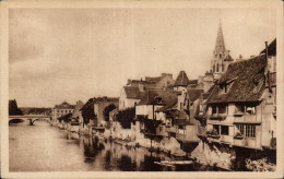 Delcampe - Argenton Sur Creuse - Vieilles Maisons Au Bord De La Creuse - CPA - Otros & Sin Clasificación