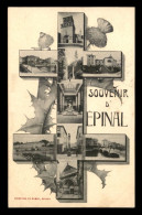 Delcampe - 88 - EPINAL - SOUVENIR - CROIX DE LORRAINE MULTIVUES ET CHARDON - Epinal
