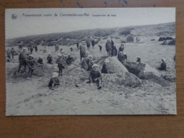 Delcampe - Préventorium Marin De Clemskerke Sur Mer, Construction De Forts -> Onbeschreven - De Haan