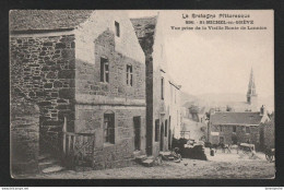 Delcampe - SAINT MICHEL EN GREVE Vue Animée Prise De La Route De Lannion 1908 ( TTB état ) S 135 - Saint-Michel-en-Grève