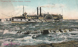 Delcampe - CANADA-EGYPT Old Rare Postcard Showing Old Ferry In Montreal Tied 1c. Send Cairo & Taxed (Missing Stamp) 1907 #E - Sonstige & Ohne Zuordnung