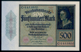 Delcampe - Pick 73 Ro 70 DEU-80  500 Mark 1922 UNC NEUF - 500 Mark