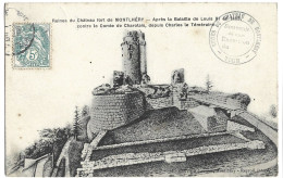 Delcampe - [91] Essonne - Montlhery - Ruine Du Château Après La Bataille De Louis XI En 1465 . - Montlhery
