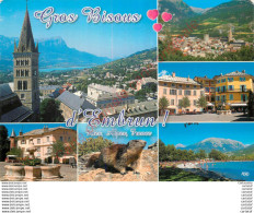 Delcampe - 05.  Gros Bisous D'EMBRUN .  CP Multivues . - Embrun