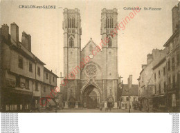 Delcampe - 71.   CHALON SUR SAONE .  Cathédrale St-Vincent . - Chalon Sur Saone