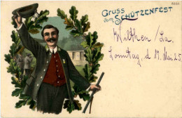 Delcampe - Gruss Vom Schützenfest - Tir (Armes)