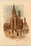 Delcampe - Stuttgart - Stadtkirche Und Schillerdenkmal - Litho - Stuttgart