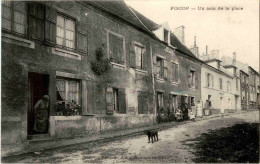 Delcampe - Piscop - Un Coin De La Place - Pontcelles