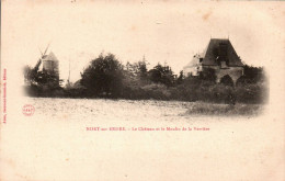Delcampe - N°38600 W -cpa Nort Sur Erdre -le Château Et Le Moulin De La Verrière- - Nort Sur Erdre