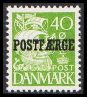 Delcampe - 1940. DANMARK.  Parcel Post (POSTFÆRGE). Karavel. 40 Øre Hinged. Plate II.  (Michel PF19 II) - JF565471 - Paketmarken