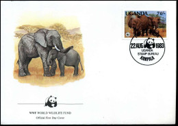 Delcampe - FDC - Uganda - FDC