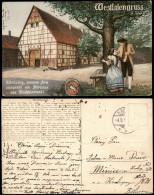 Delcampe - Ansichtskarte  Westfalenlied Westfalen Motiv Mit Liedtext 1910 - Musique