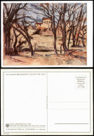 Delcampe - PAUL CÉZANNE  BÄUME UND HÄUSER Künstlerkarte: Gemälde / Kunstwerke 1965 - Peintures & Tableaux