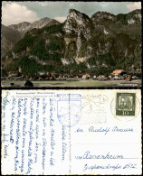 Delcampe - Ansichtskarte Oberammergau Panorama-Ansicht Des Passionsspieldorfes 1961 - Oberammergau