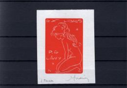 Delcampe - Ex-Libris : P.E. Lévy - J. Mercier - Ex Libris